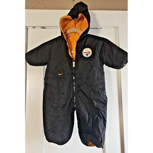 NIKE Pittsburgh steelers Reversible snowsuit infant 12Months black/yellow